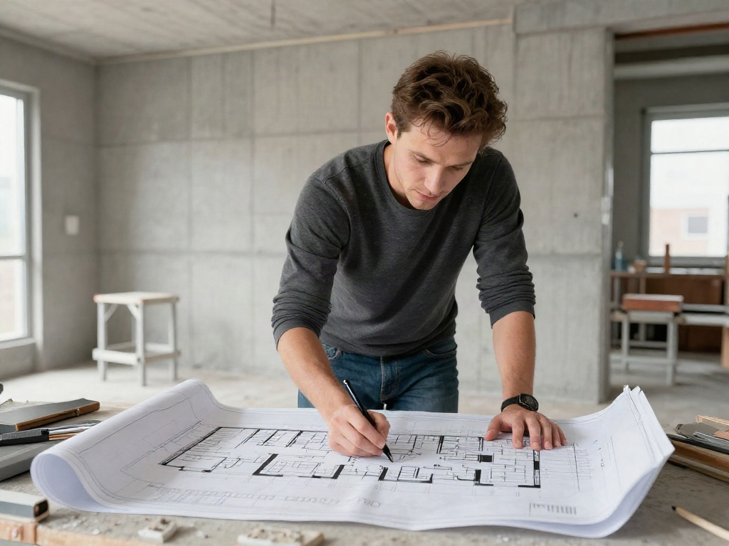 Baustelle Wohnung einrichten