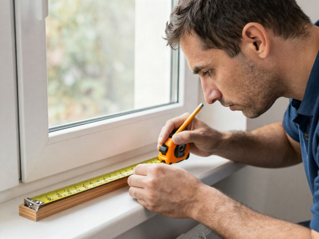 Fensterbank innen einbauen