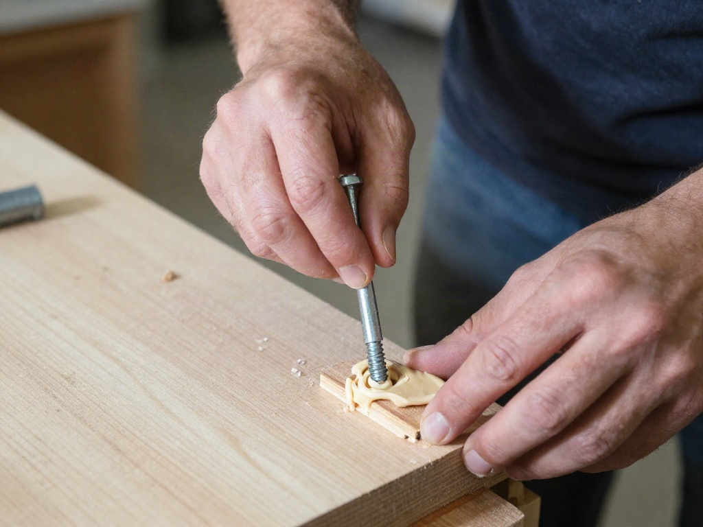 Schraubenloch reparieren