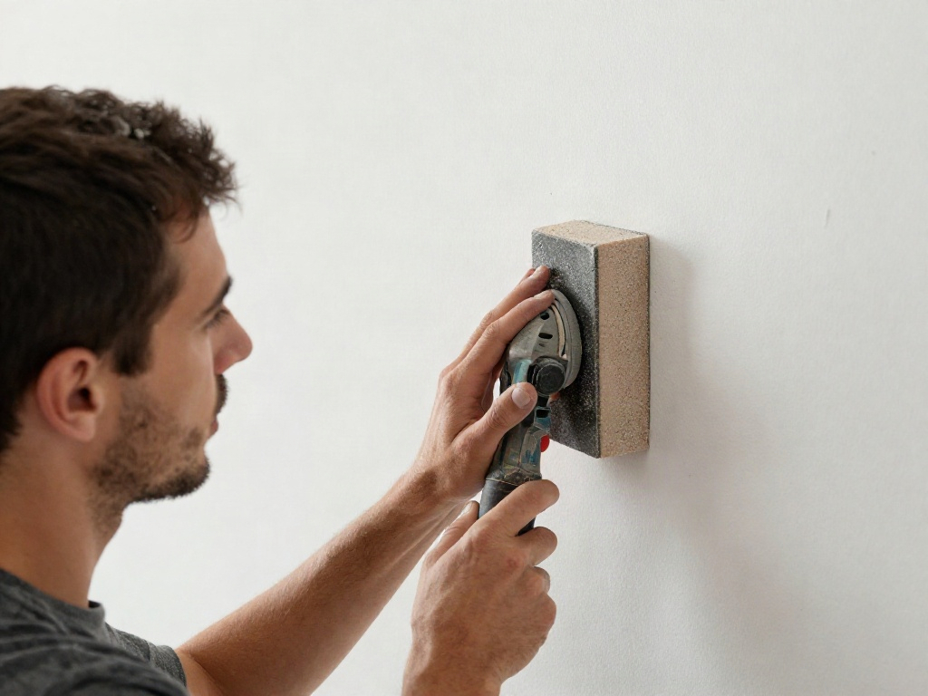 Schwammtechnik Wand